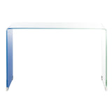 SAFAVIEH Modena Ombre Glass Console Table - Clear / Blue - 43.3" x 13.8" x 29.5" - 43Wx14Dx30H