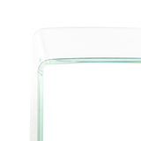 SAFAVIEH Modena Ombre Glass Console Table - Clear / Blue - 43.3" x 13.8" x 29.5" - 43Wx14Dx30H