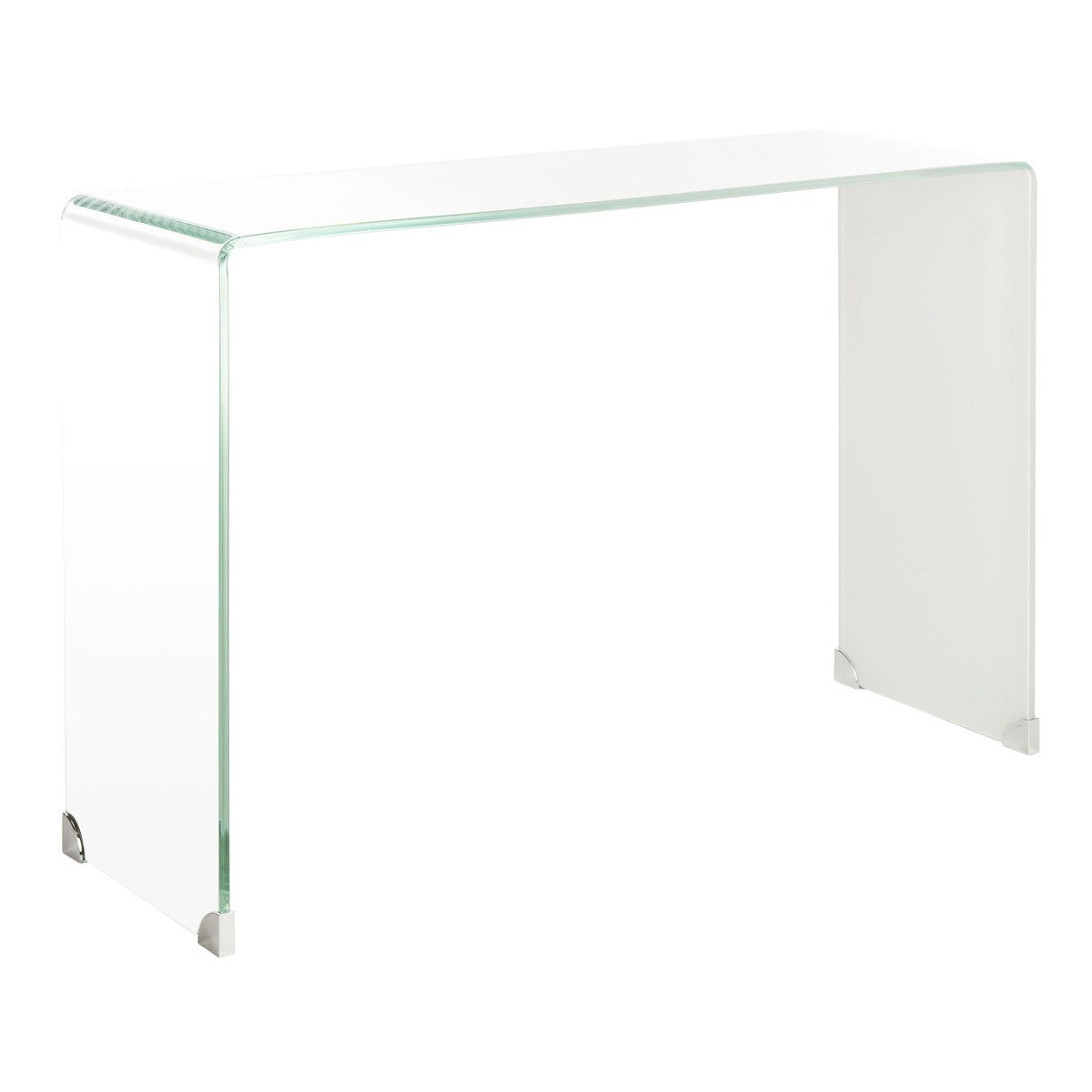 SAFAVIEH Modena Ombre Glass Console Table - Clear / Blue - 43.3" x 13.8" x 29.5" - 43Wx14Dx30H