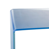 SAFAVIEH Modena Ombre Glass Console Table - Clear / Blue - 43.3" x 13.8" x 29.5" - 43Wx14Dx30H