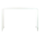 SAFAVIEH Modena Ombre Glass Console Table - Clear / Blue - 43.3" x 13.8" x 29.5" - 43Wx14Dx30H