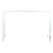 SAFAVIEH Modena Ombre Glass Console Table - Clear / Blue - 43.3" x 13.8" x 29.5" - 43Wx14Dx30H