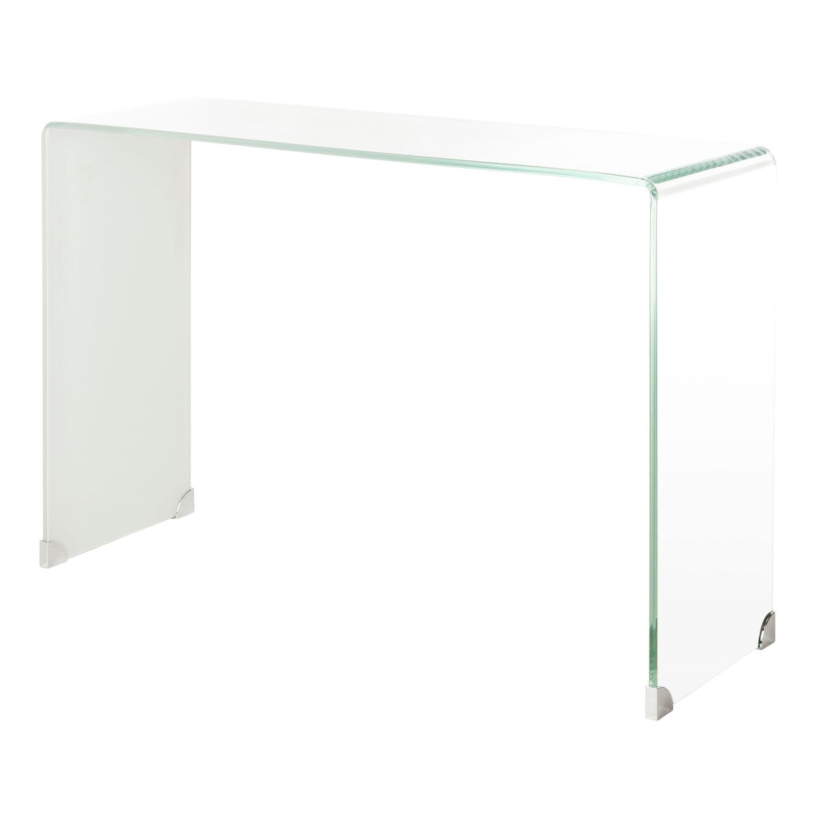 SAFAVIEH Modena Ombre Glass Console Table - Clear / Blue - 43.3" x 13.8" x 29.5" - 43Wx14Dx30H