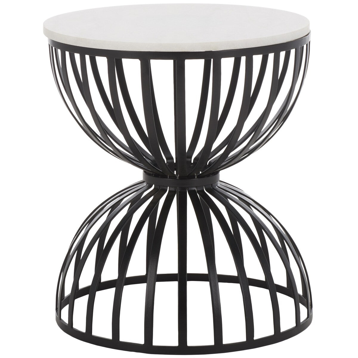 SAFAVIEH Mona Round Accent Table - 15" W x 15" D x 17" H - 15Wx15Dx17H