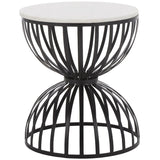 SAFAVIEH Mona Round Accent Table - 15" W x 15" D x 17" H - 15Wx15Dx17H