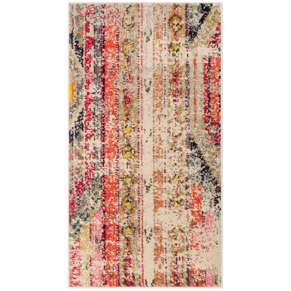 SAFAVIEH Monaco Brunhildis Distressed Boho Rug