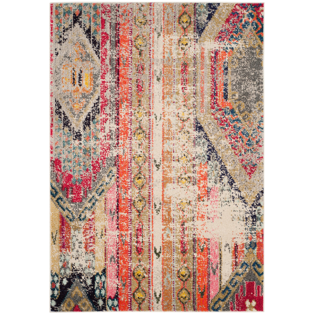 SAFAVIEH Monaco Brunhildis Distressed Boho Rug