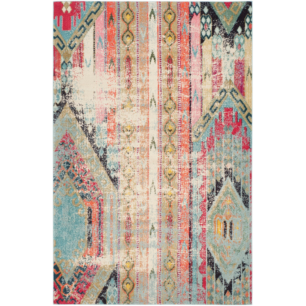 SAFAVIEH Monaco Brunhildis Distressed Boho Rug