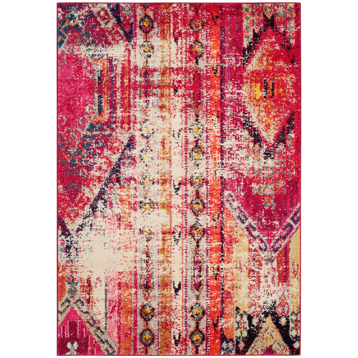 SAFAVIEH Monaco Brunhildis Distressed Boho Rug