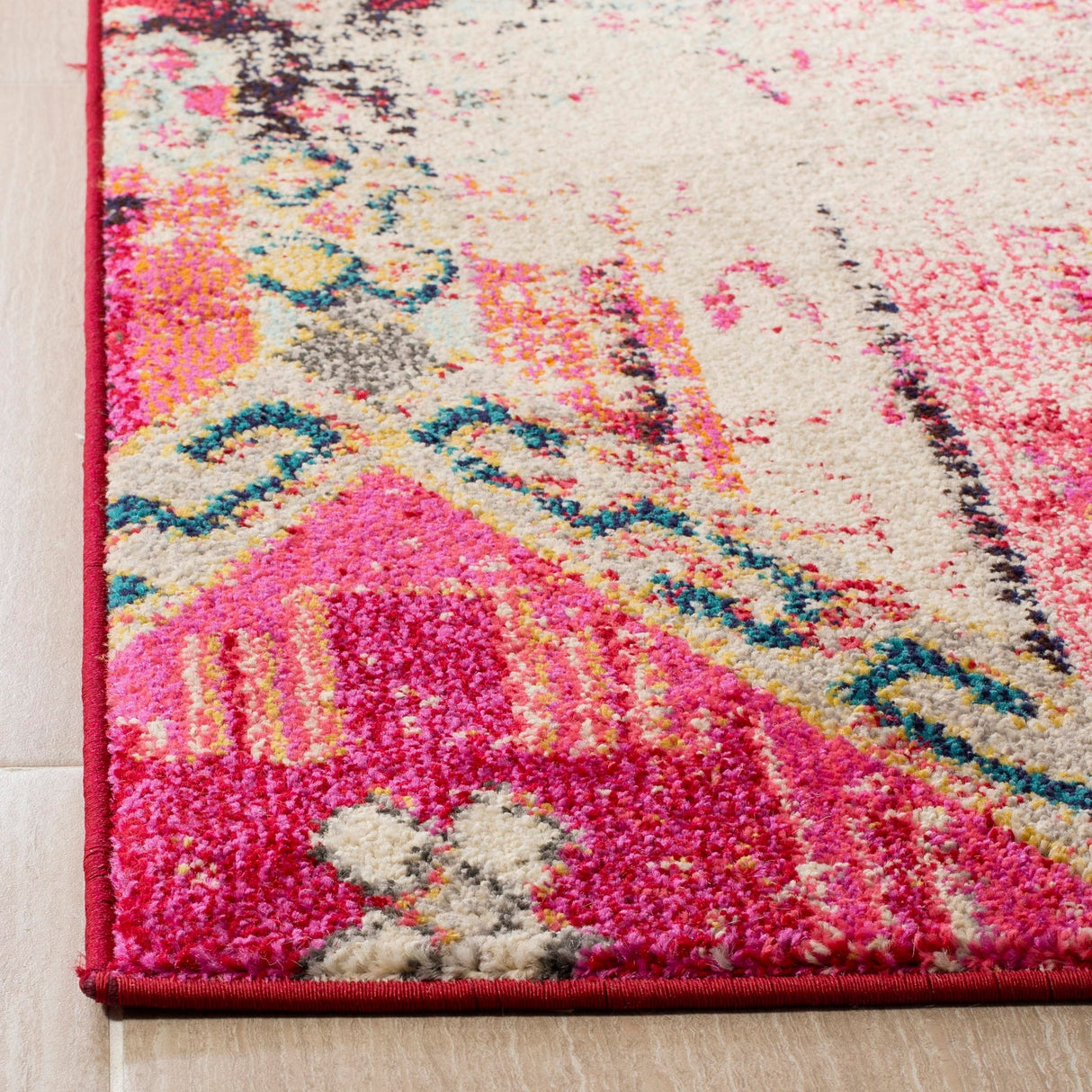 SAFAVIEH Monaco Brunhildis Distressed Boho Rug