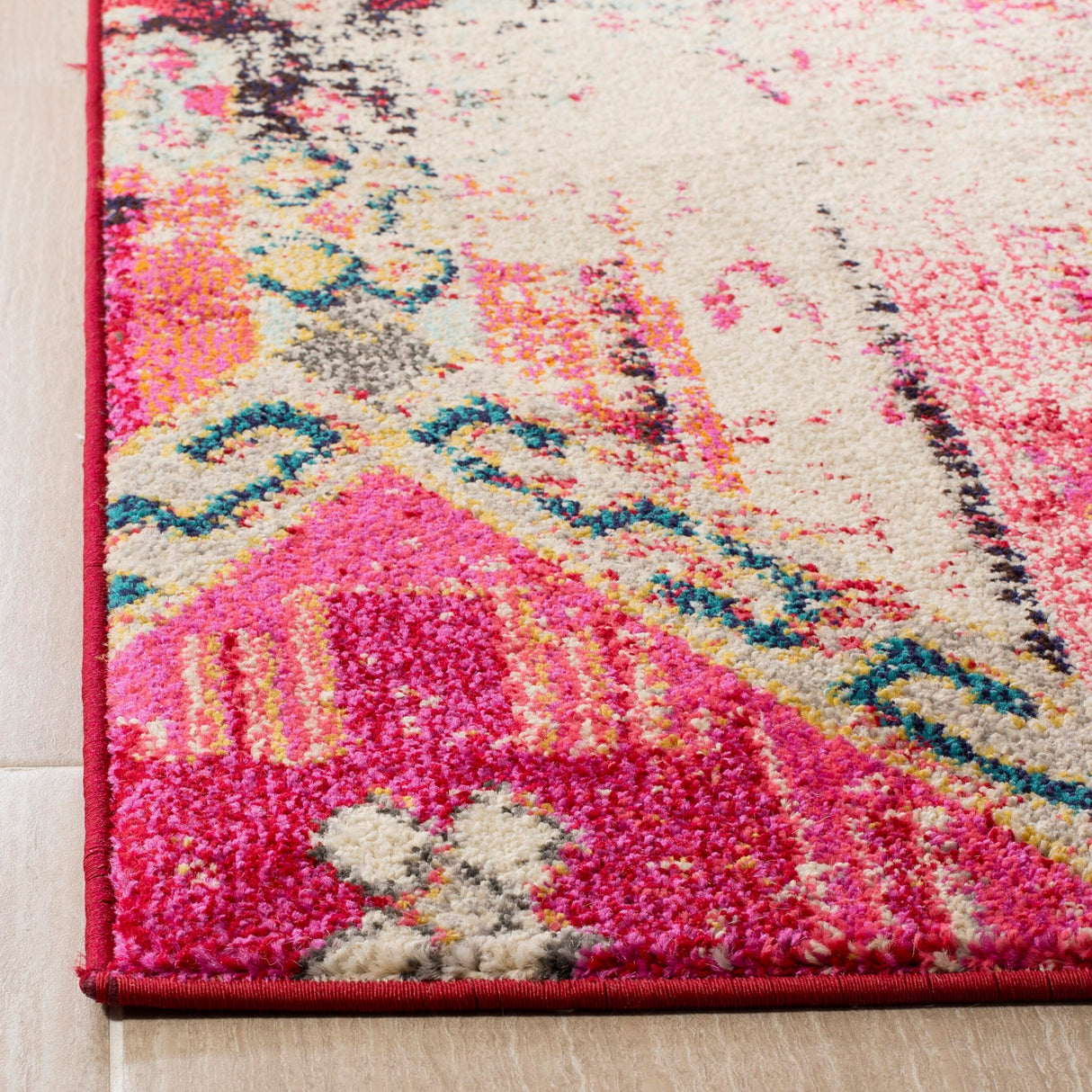 SAFAVIEH Monaco Brunhildis Distressed Boho Rug