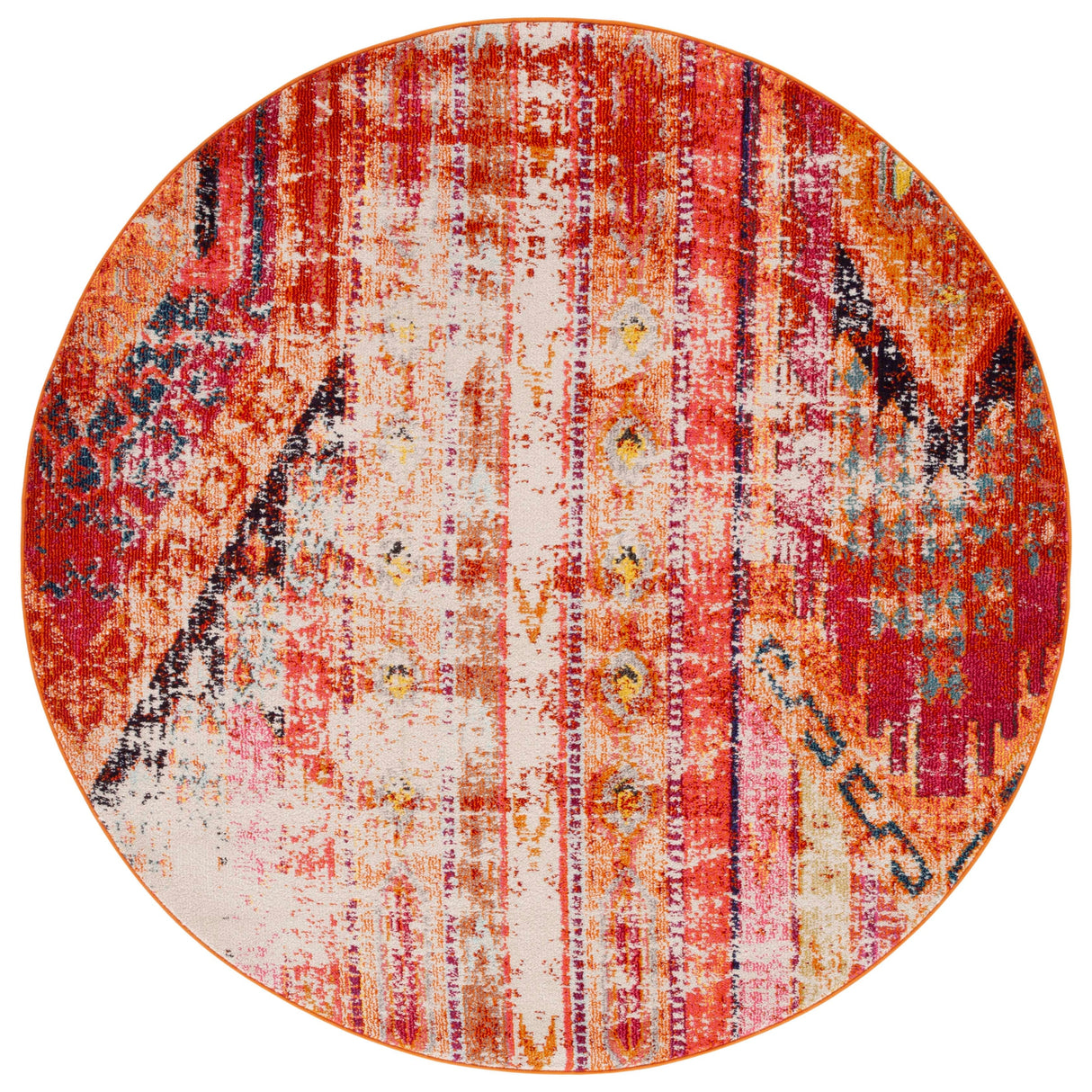 SAFAVIEH Monaco Brunhildis Distressed Boho Rug