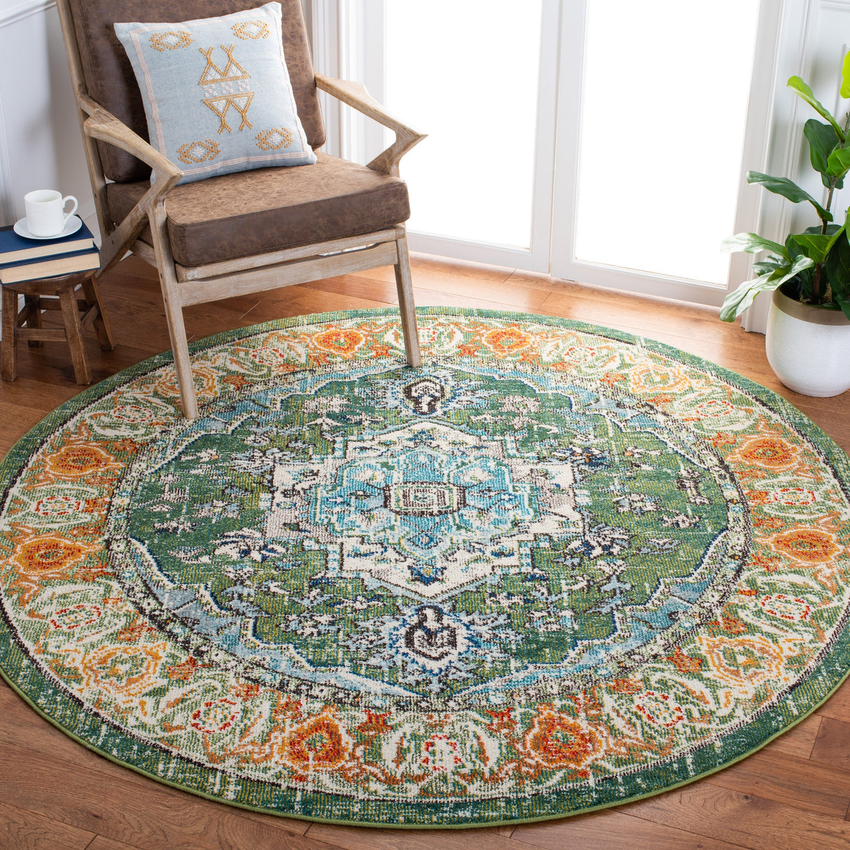 SAFAVIEH Monaco Donika Boho Medallion Rug