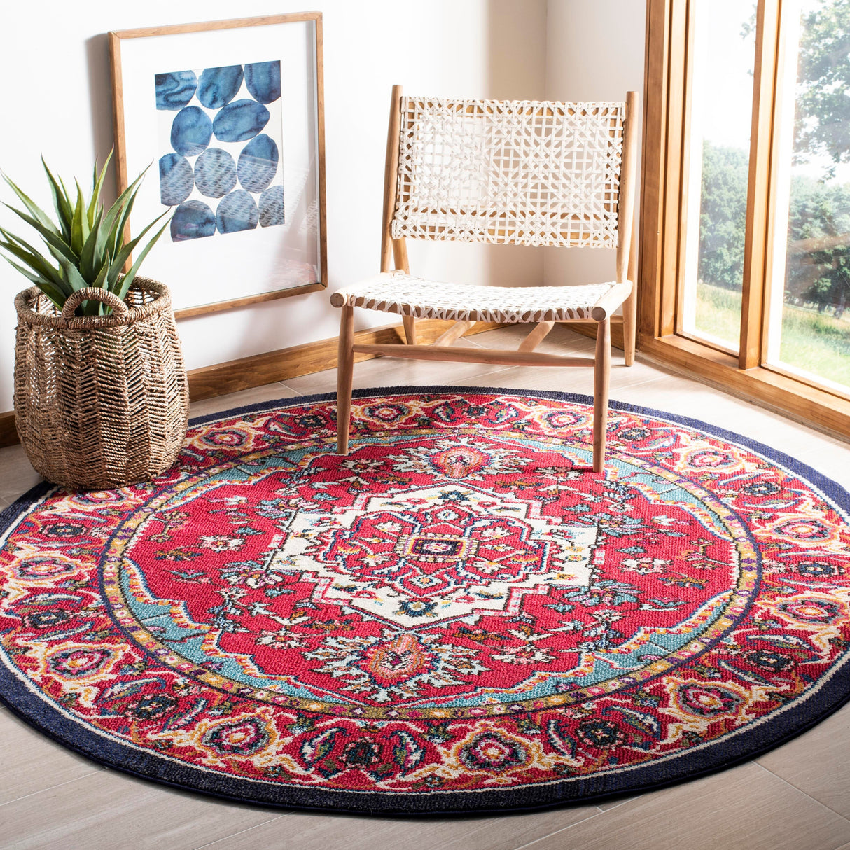 SAFAVIEH Monaco Donika Boho Medallion Rug