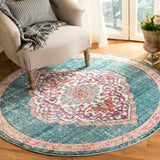 SAFAVIEH Monaco Neola Boho Medallion Distressed Rug