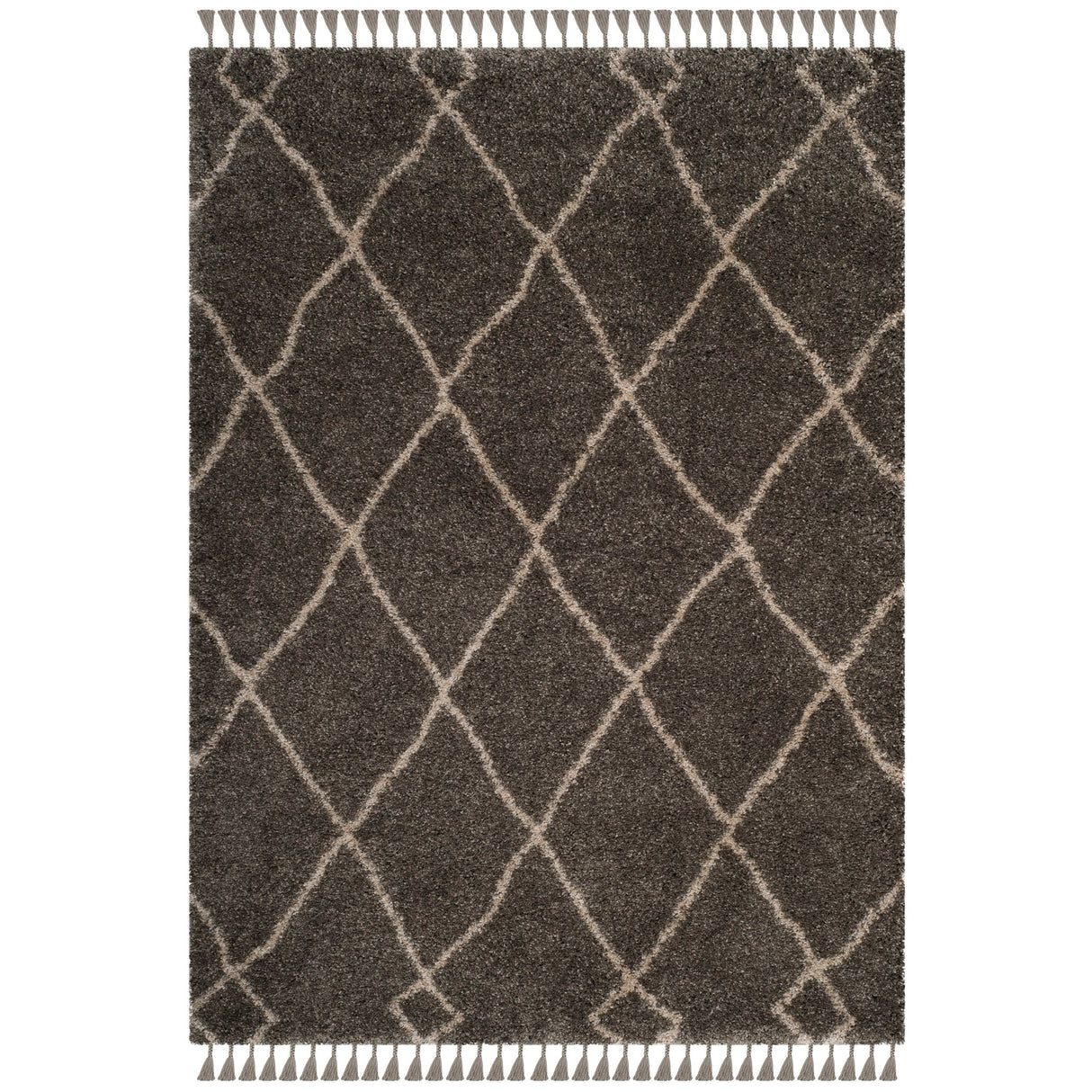 SAFAVIEH Moroccan Fringe Shag Blagorodna 2-inch Thick Rug