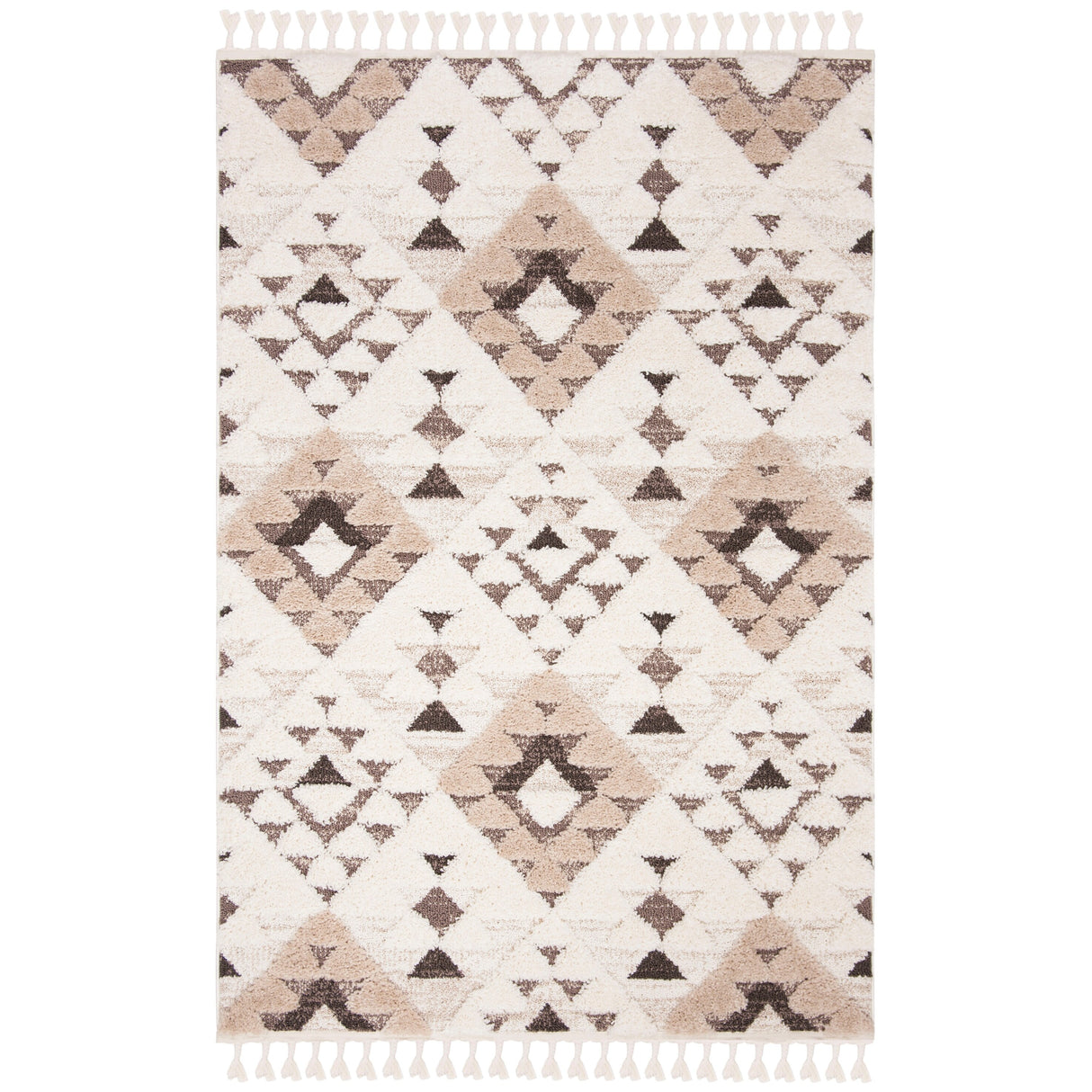 SAFAVIEH Moroccan Tassel Shag Delores 2-inch Thick Rug