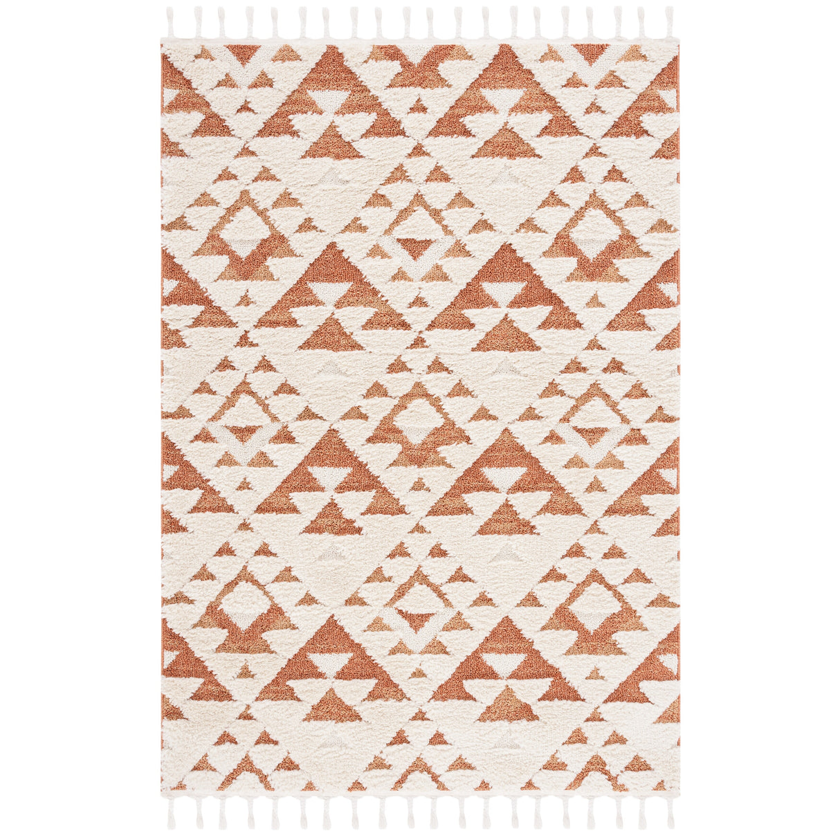 SAFAVIEH Moroccan Tassel Shag Delores 2-inch Thick Rug