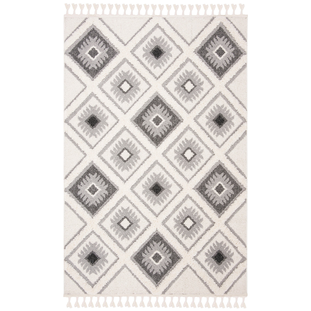 SAFAVIEH Moroccan Tassel Shag Zheljazka 2-inch Thick Rug