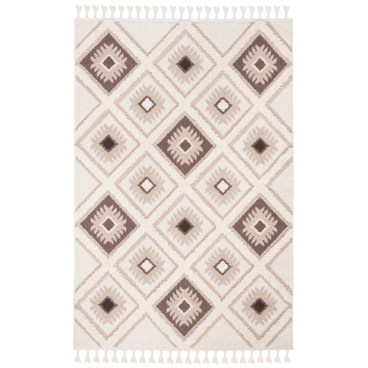 SAFAVIEH Moroccan Tassel Shag Zheljazka 2-inch Thick Rug