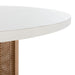 SAFAVIEH Mozell Cane Dining Table - 47.3" W x 47.3" L x 28.8" H - 47Wx47Dx29H