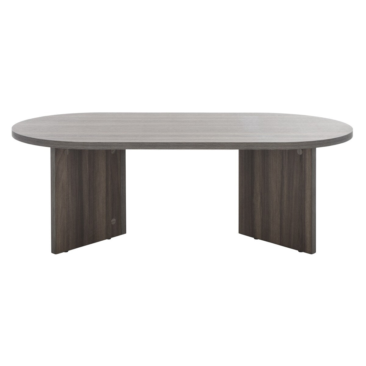 SAFAVIEH Mrinal Modern Oval Coffee Table - 47 In. W x 24 In. D x 16 In. H - 47Wx24Dx16H