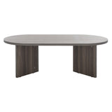 SAFAVIEH Mrinal Modern Oval Coffee Table - 47 In. W x 24 In. D x 16 In. H - 47Wx24Dx16H