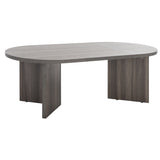 SAFAVIEH Mrinal Modern Oval Coffee Table - 47 In. W x 24 In. D x 16 In. H - 47Wx24Dx16H