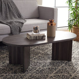 SAFAVIEH Mrinal Modern Oval Coffee Table - 47 In. W x 24 In. D x 16 In. H - 47Wx24Dx16H