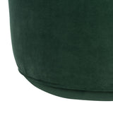 SAFAVIEH Mukades Velvet Cylinder Pouf Ottoman