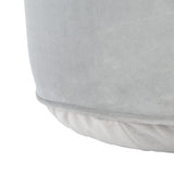 SAFAVIEH Mukades Velvet Cylinder Pouf Ottoman