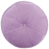 SAFAVIEH Mukades Velvet Cylinder Pouf Ottoman