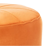 SAFAVIEH Mukades Velvet Cylinder Pouf Ottoman