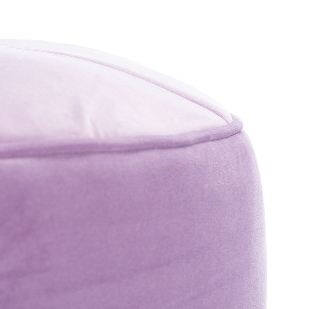 SAFAVIEH Mukades Velvet Cylinder Pouf Ottoman