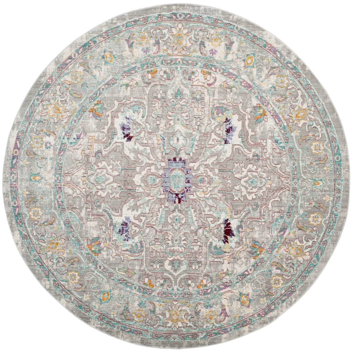 SAFAVIEH Mystique Audrey Oriental Polyester Medallion Rug