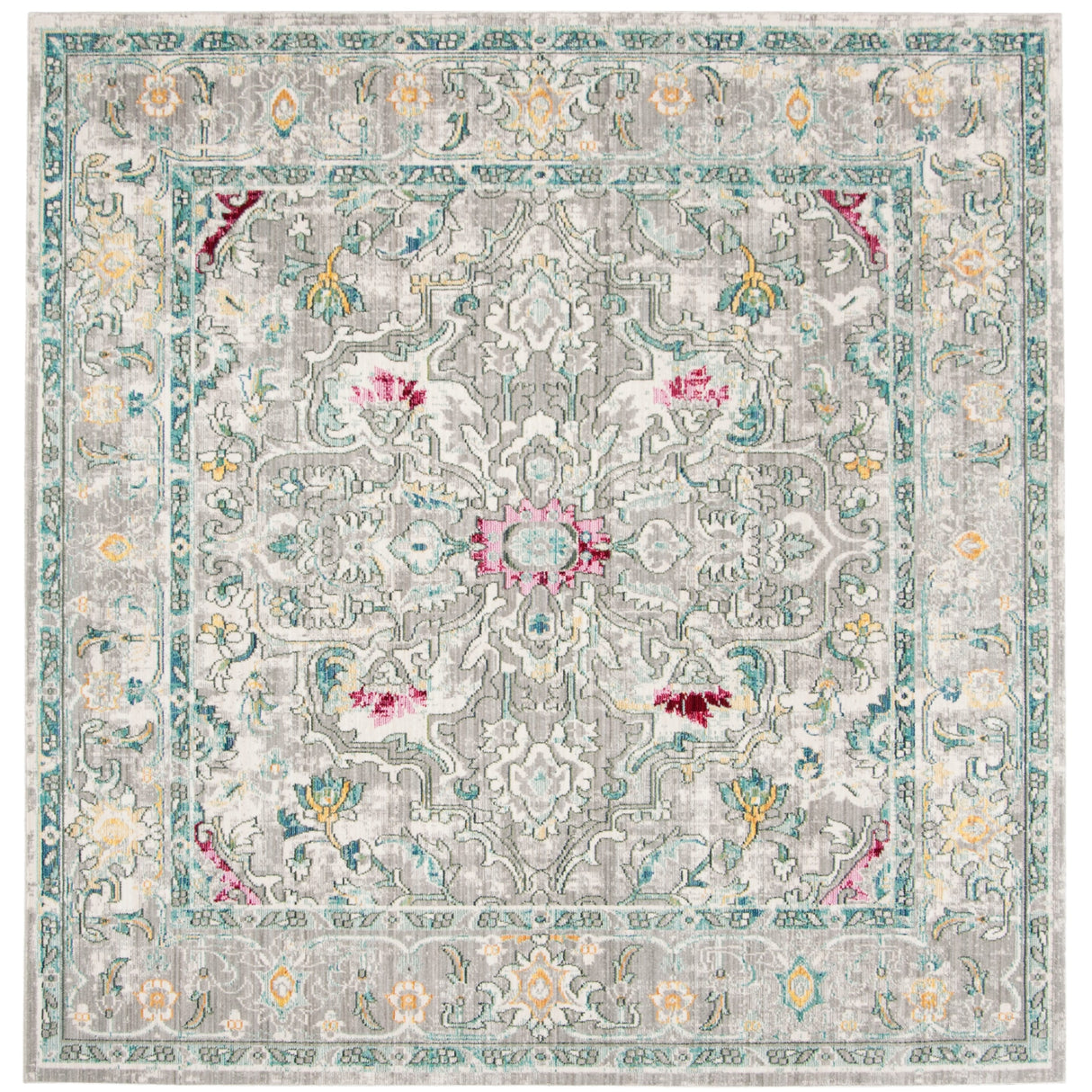 SAFAVIEH Mystique Audrey Oriental Polyester Medallion Rug