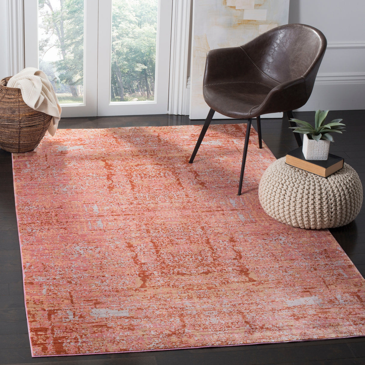 SAFAVIEH Mystique Laurette Watercolor Oriental Polyester Rug