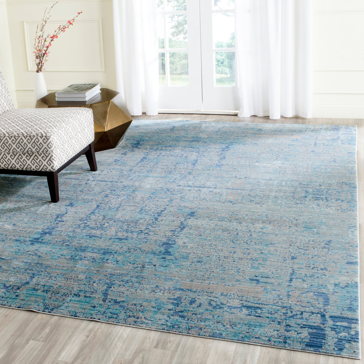 SAFAVIEH Mystique Laurette Watercolor Oriental Polyester Rug