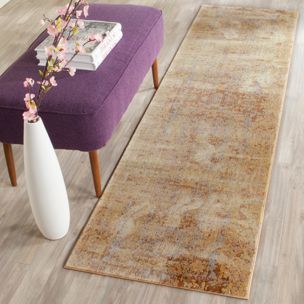 SAFAVIEH Mystique Laurette Watercolor Oriental Polyester Rug