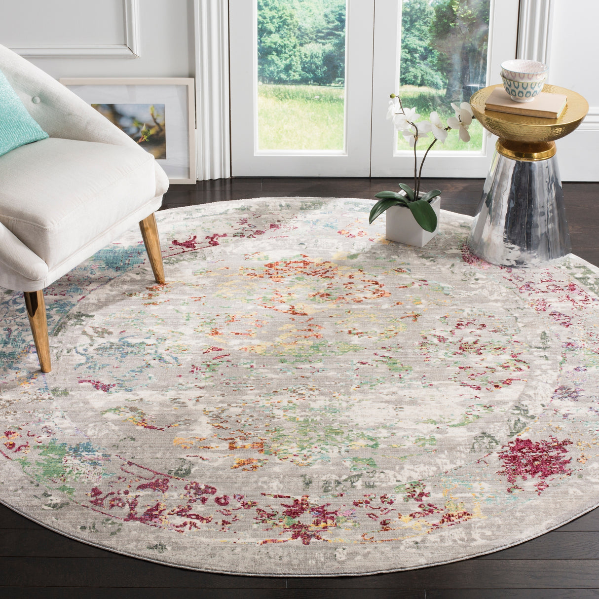 SAFAVIEH Mystique Rukmani Watercolor Oriental Polyester Rug