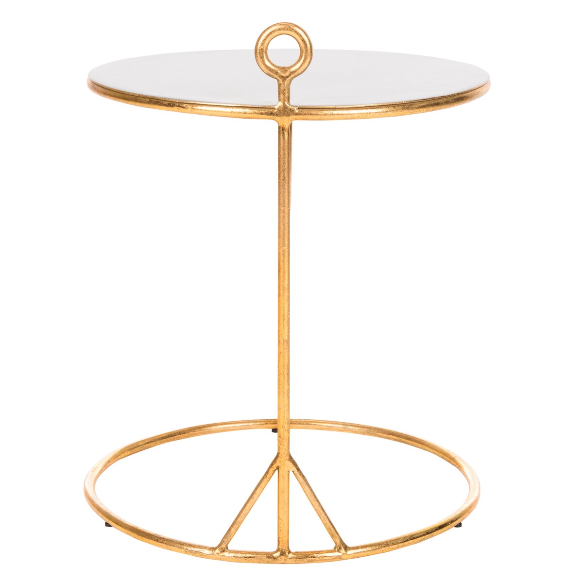 SAFAVIEH Nailia Round C Table - 15" x 15" x 20" - 15Wx15Dx20H