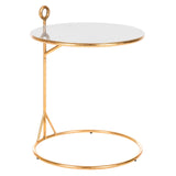 SAFAVIEH Nailia Round C Table - 15" x 15" x 20" - 15Wx15Dx20H