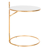 SAFAVIEH Nailia Round C Table - 15" x 15" x 20" - 15Wx15Dx20H