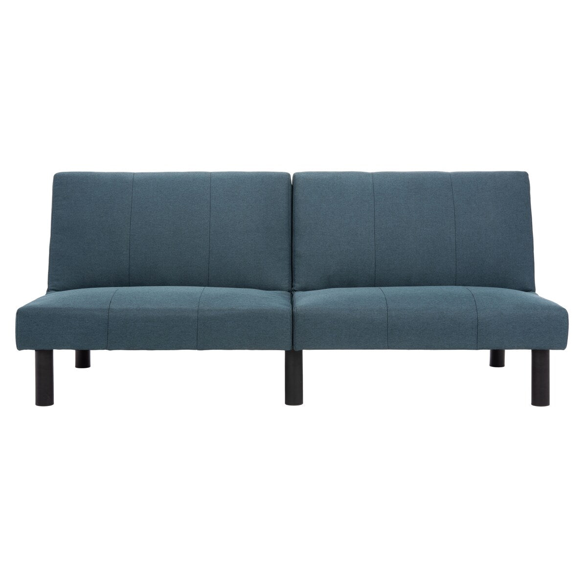 SAFAVIEH Nakisha Blue Foldable Futon Sofa Bed