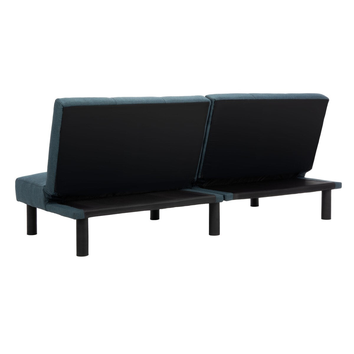 SAFAVIEH Nakisha Blue Foldable Futon Sofa Bed