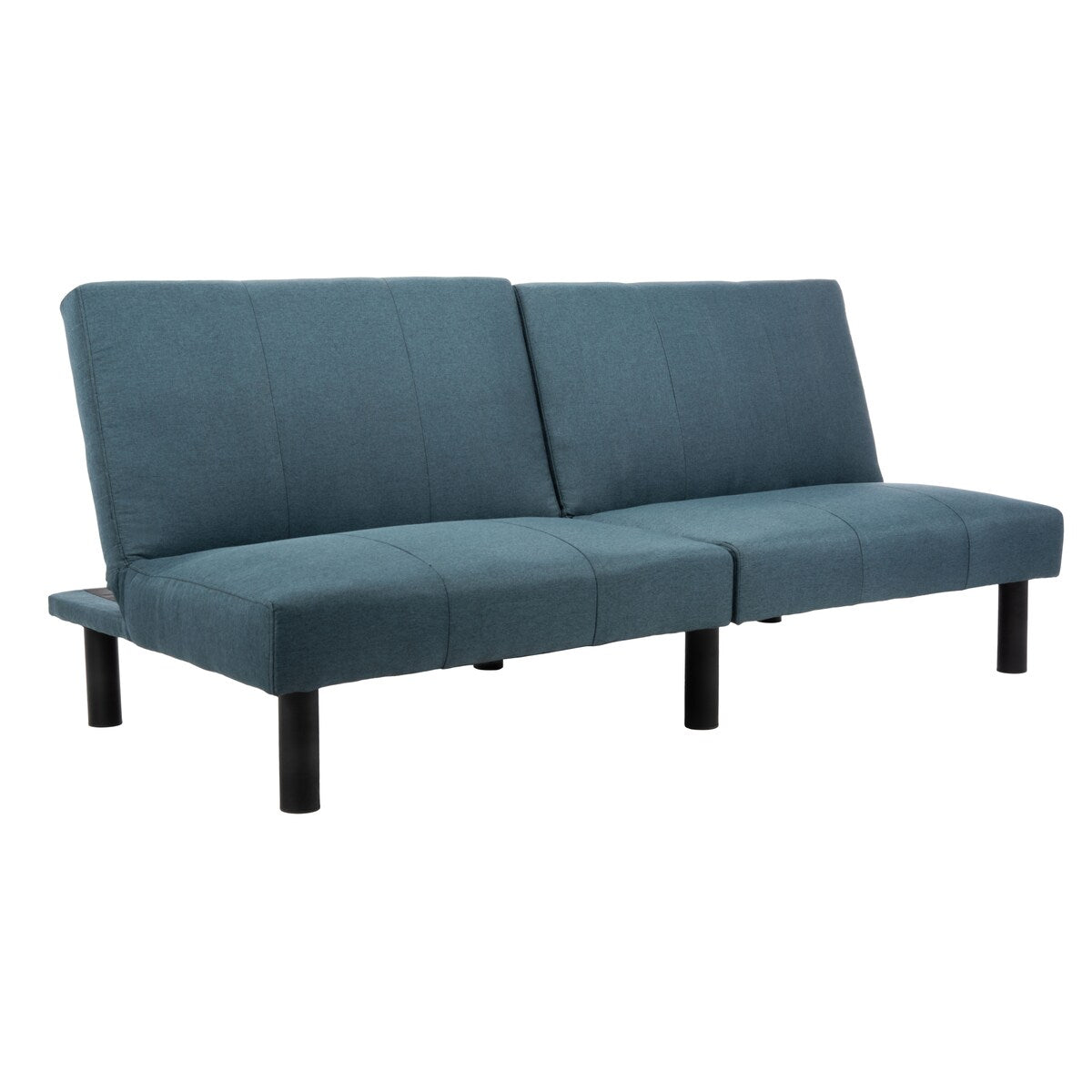 SAFAVIEH Nakisha Blue Foldable Futon Sofa Bed