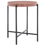 SAFAVIEH Nan Stone Top Accent Table - 17" W x 17" L x 22" H - 17Wx17Dx22H