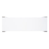 SAFAVIEH Nancie Mid-Century Modern White/ Dark Brown Lacquer Console Table - 51" x 17.6" x 31.5" - 51Wx18Dx32H