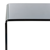 SAFAVIEH Nanna Tempered Glass Console Table - 53 In. W x 14 In. D x 30 In. H - 53Wx14Dx30H