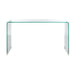 SAFAVIEH Nanna Tempered Glass Console Table - 53 In. W x 14 In. D x 30 In. H - 53Wx14Dx30H